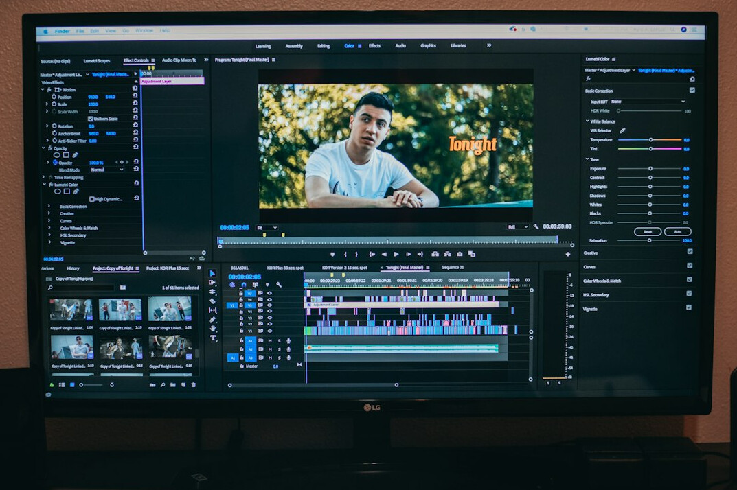 video editing software