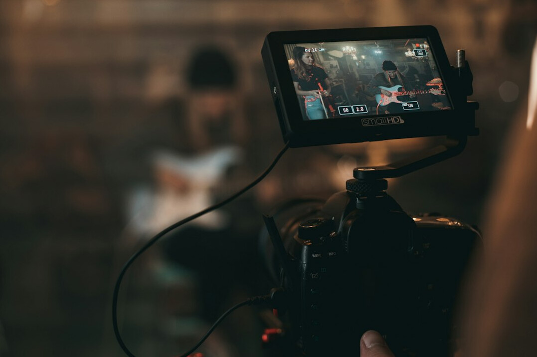 video editor using laptop