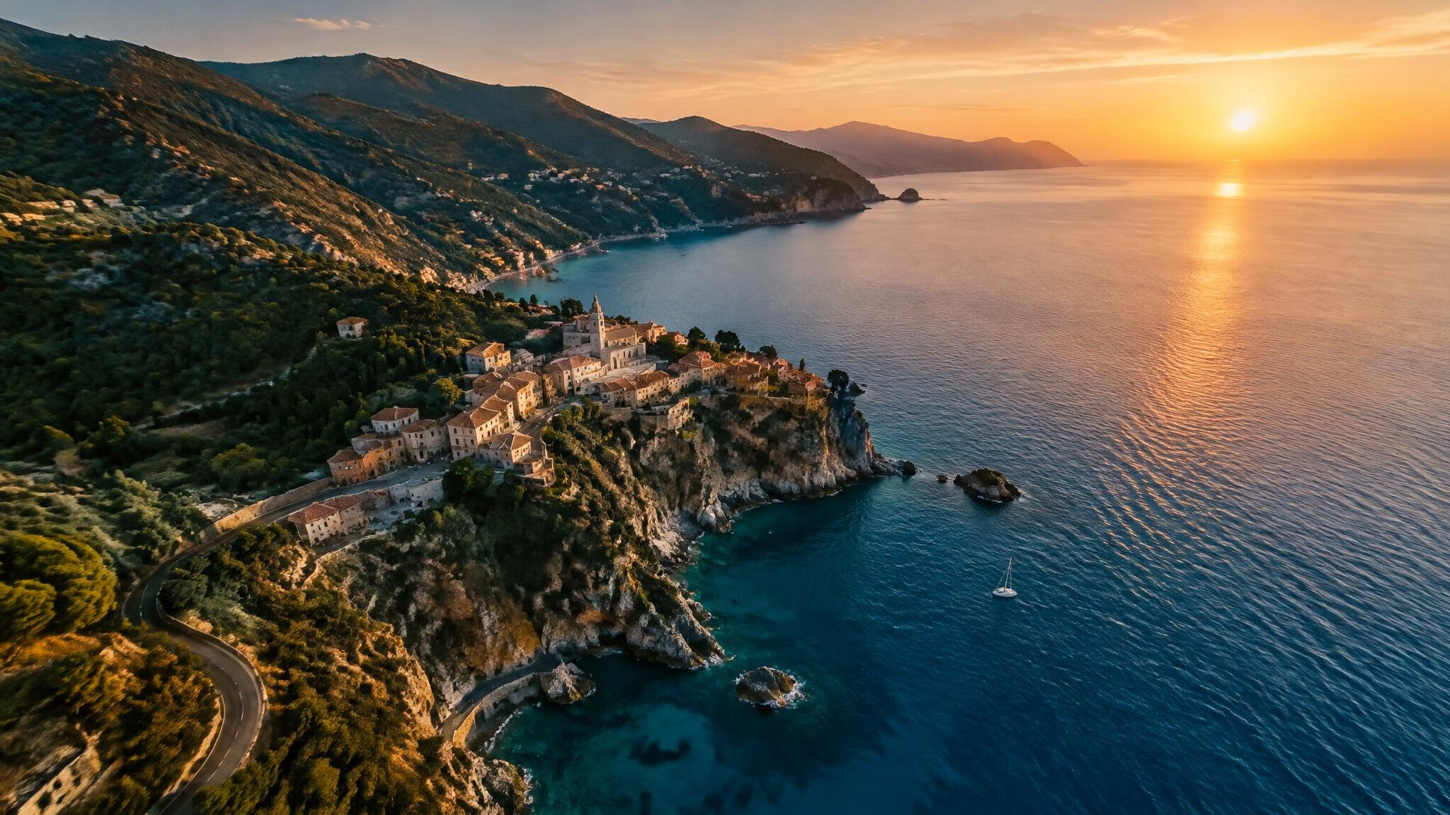 drone camera shot